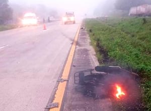 ¡CUERPO DESPEDAZADO EN LA AUTOPISTA!