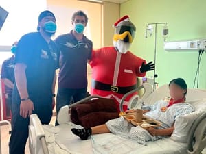 ¡HALCONES DE XALAPA VISITAN HOSPITAL DE CANCEROLOGÍA!