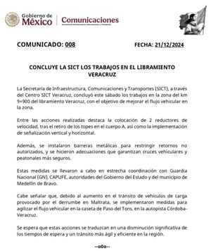 ¡YA QUEDÓ EL LIBRAMIENTO VERACRUZ!