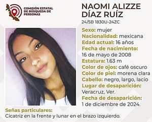 ¡BUSCAN A NAOMI ALIZZE!