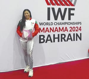 ¡ENTRA EN ACCIÓN JESSICA JARQUÍN EN MUNDIAL DE PESAS EN BAHRAIN!