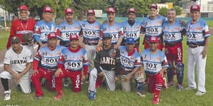 ¡MEDIAS BLANCAS VENCEN A AGUILONES, EN LA PELOTA DE VETERANOS 60 Y MÁS!