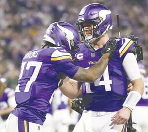 ¡MINNESOTA VENCE A GREEN BAY Y LIDERA EL NORTE DE LA NFC!