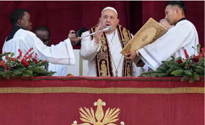 ¡EL PAPA INSTA A ‘TODOS LOS PUEBLOS DE TODAS LAS NACIONES’ A SILENCIAR ARMAS Y SUPERAR DIVISIONES!