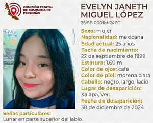 ¡NO APARECE MUJER DE 25 AÑOS DE XALAPA!