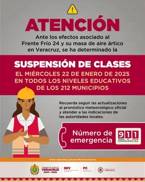 ¡NO HAY CLASES! - POR EL FRENTE FRÍO 24