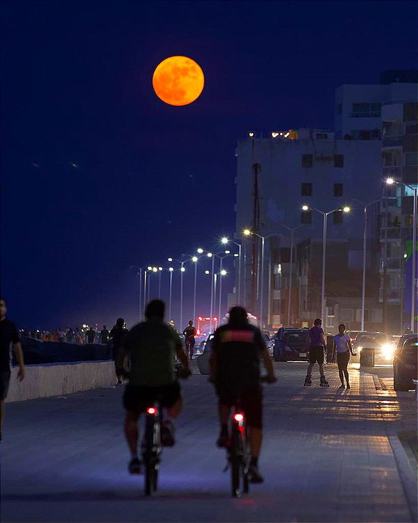 ASÍ LA LUNA DESDE EL BULEVAR...