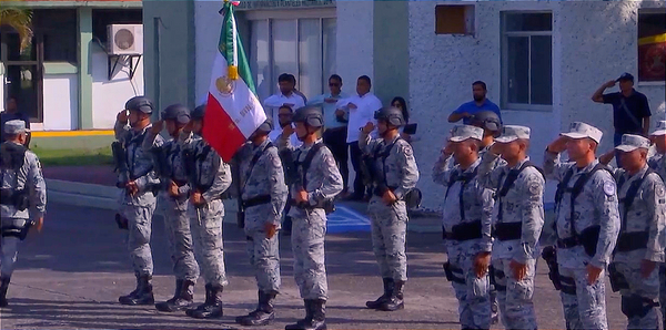 LLEGA DIMAYUGA A LA GUARDIA NACIONAL! -Toma Protesta en la Base Militar de la Boticaria.