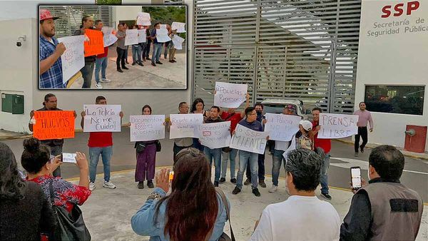 ¡"Documentar NO es un Delito", "La Policía No me Cuida", "Policías Represores", "La SSP Miente"...!