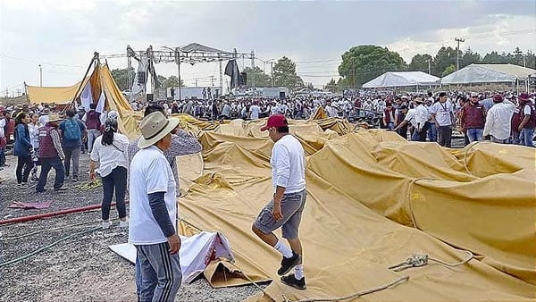 ¡SE LES CAE LA LONA A MORENA! - *39 HERIDOS