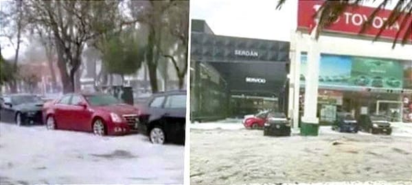 ¡CAOS EN PUEBLA! - *LLUVIA Y GRANIZO