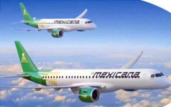 ¡MEXICANA DE AVIACIÓN COMPRA EN EU 20 AVIONES EMBRAER EN 750 MILLLONES DE DÓLARES!