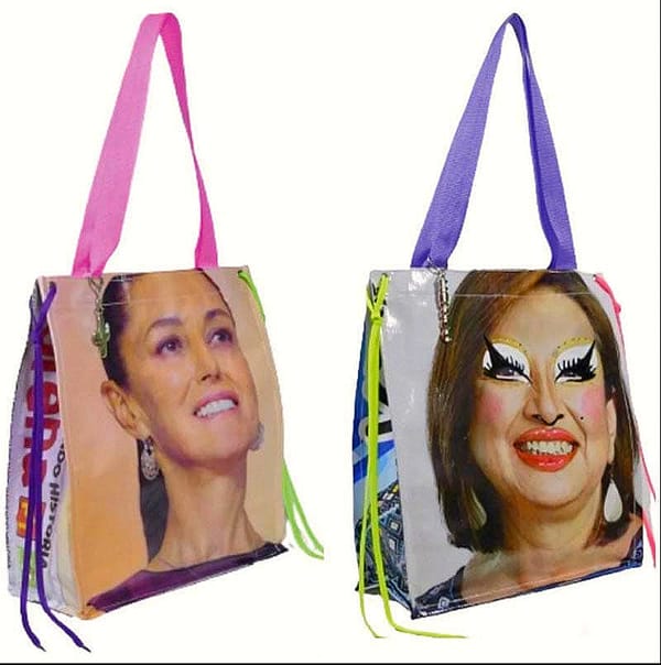 ¡DISEÑADOR CONVIERTE BASURA ELECTORAL EN ARTÍCULOS DE MODA!