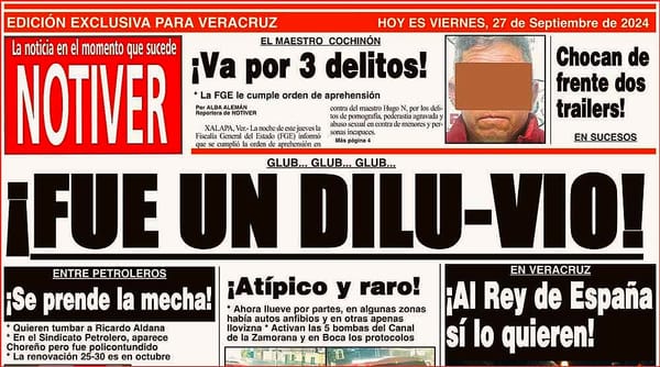 LA PORTADA - VIERNES 27 DE SEPTIEMBRE 2024