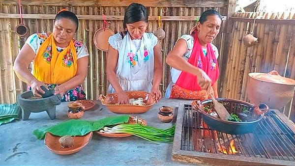 ¡PLATILLO TOTONACA A LOS PINOS! - *Micaela Simbrón, María Isabel Tiburcio, Ma. Eugenia Tirado y Eloy Núñez presentarán su platillo ancestral Wati tsawa