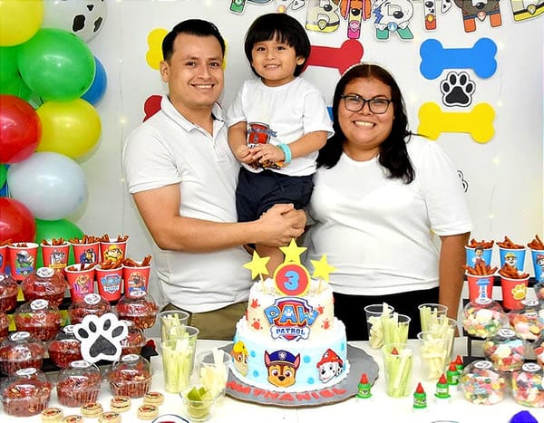 SÚPER FIESTA DE NATHANIEL QUE CELEBRA SUS 3 AÑITOS!