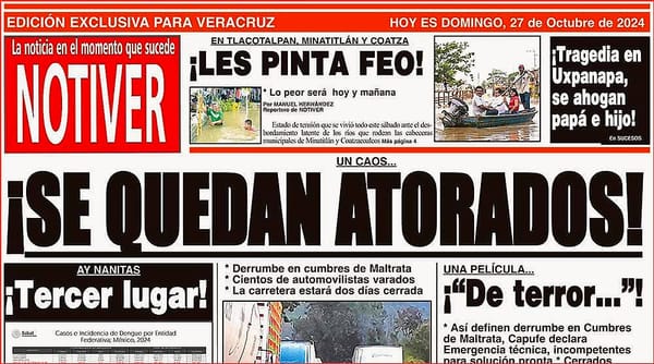 LA PORTADA - DOMINGO 27 DE OCTUBRE 2024