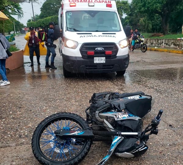 ¡JOVEN Y QUINCEAÑERA HERIDOS EN “TORTAZO”!