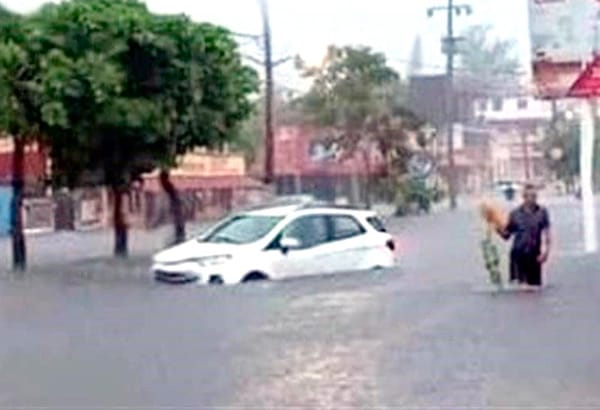 ¡COATZA Y MINA BAJO EL AGUA!