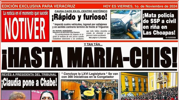 LA PORTADA - VIERNES 1 DE NOVIEMBRE 2024