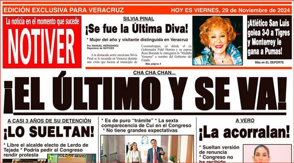 LA PORTADA - VIERNES 29 DE NOVIEMBRE 2024