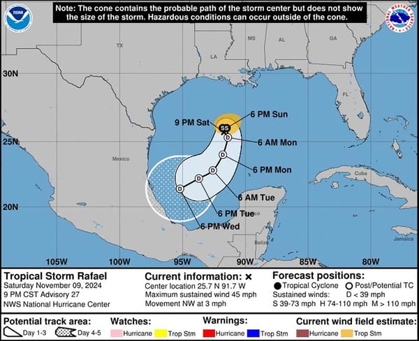 ¡SE HIZO CHIS! - *De huracán a tormenta... llegará pura agua