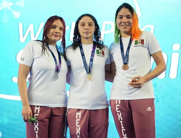 ¡REBECA HERNÁNDEZ MEDALLA DE BRONCE EN EL CITI PARASWIMMING MÉXICO 2024!