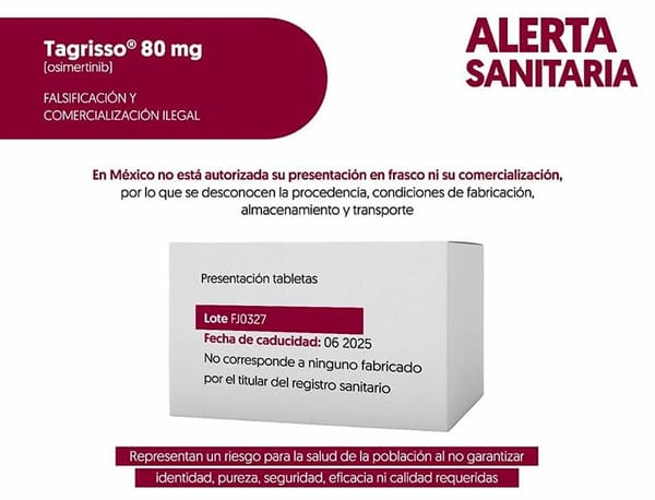 ¡PRENDEN ALERTA POR LA FALSIFICACIÓN DE MEDICAMENTOS!