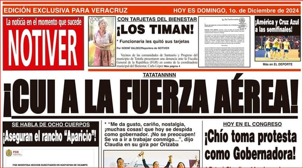 LA PORTADA - DOMINGO 1 DE DICIEMBRE 2024