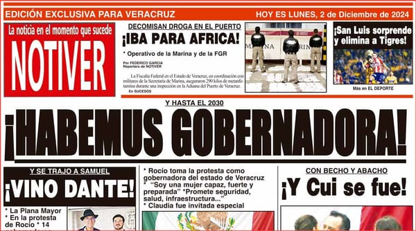 LA PORTADA - LUNES 2 DE DICIEMBRE 2024