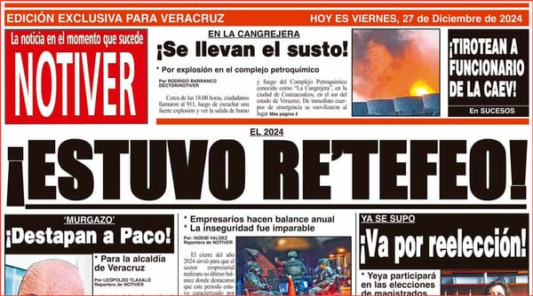 LA PORTADA - VIERNES 27 DE DICIEMBRE 2024