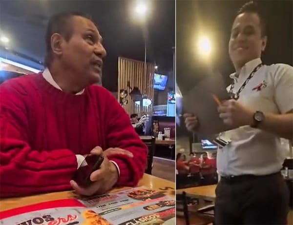 ¡CORREN A CIEGO Y SU PERRO GUÍA DEL CHILI’S DE XALAPA!