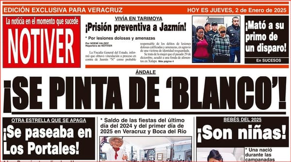 LA PORTADA - JUEVES 2 DE ENERO 2025