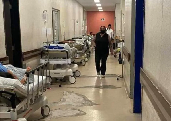 ¡NI AGUA TIENEN EN HOSPITAL DE OAXACA!