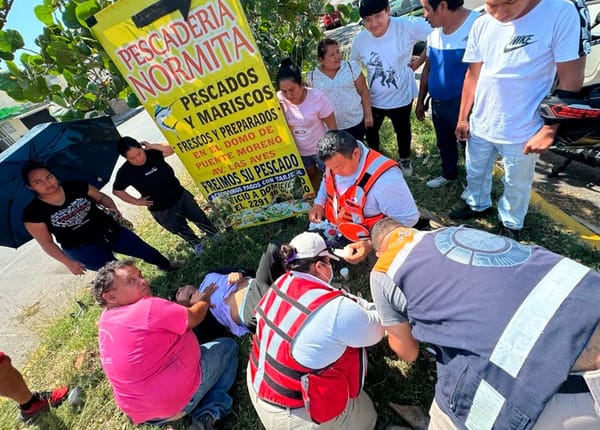 ¡“JINETE DE ACERO” HERIDO EN PUENTE MORENO!